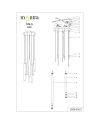 CALA * LÁMPARA BASE REDONDA 8L LED COLANTES - VARIADO